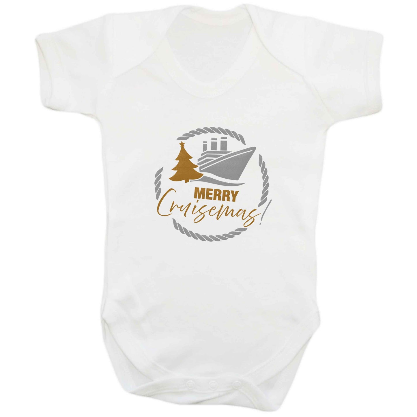 Merry cruismas baby bodysuit white 18-24 months