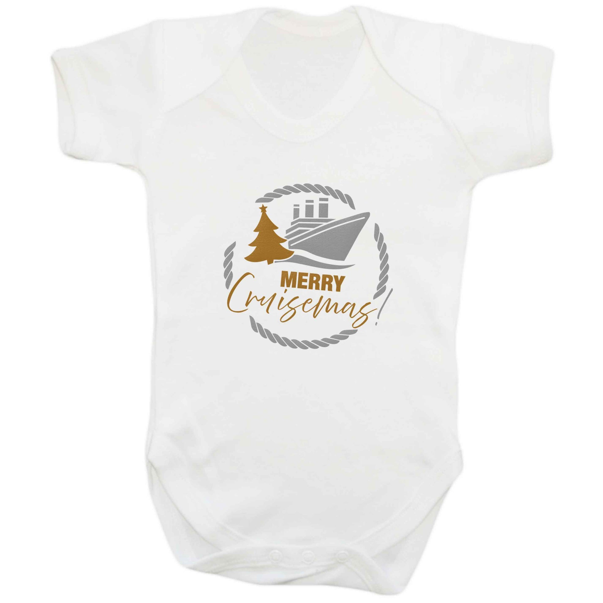 Merry cruismas baby bodysuit white 18-24 months