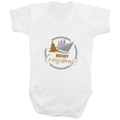 Merry cruismas baby bodysuit white 18-24 months