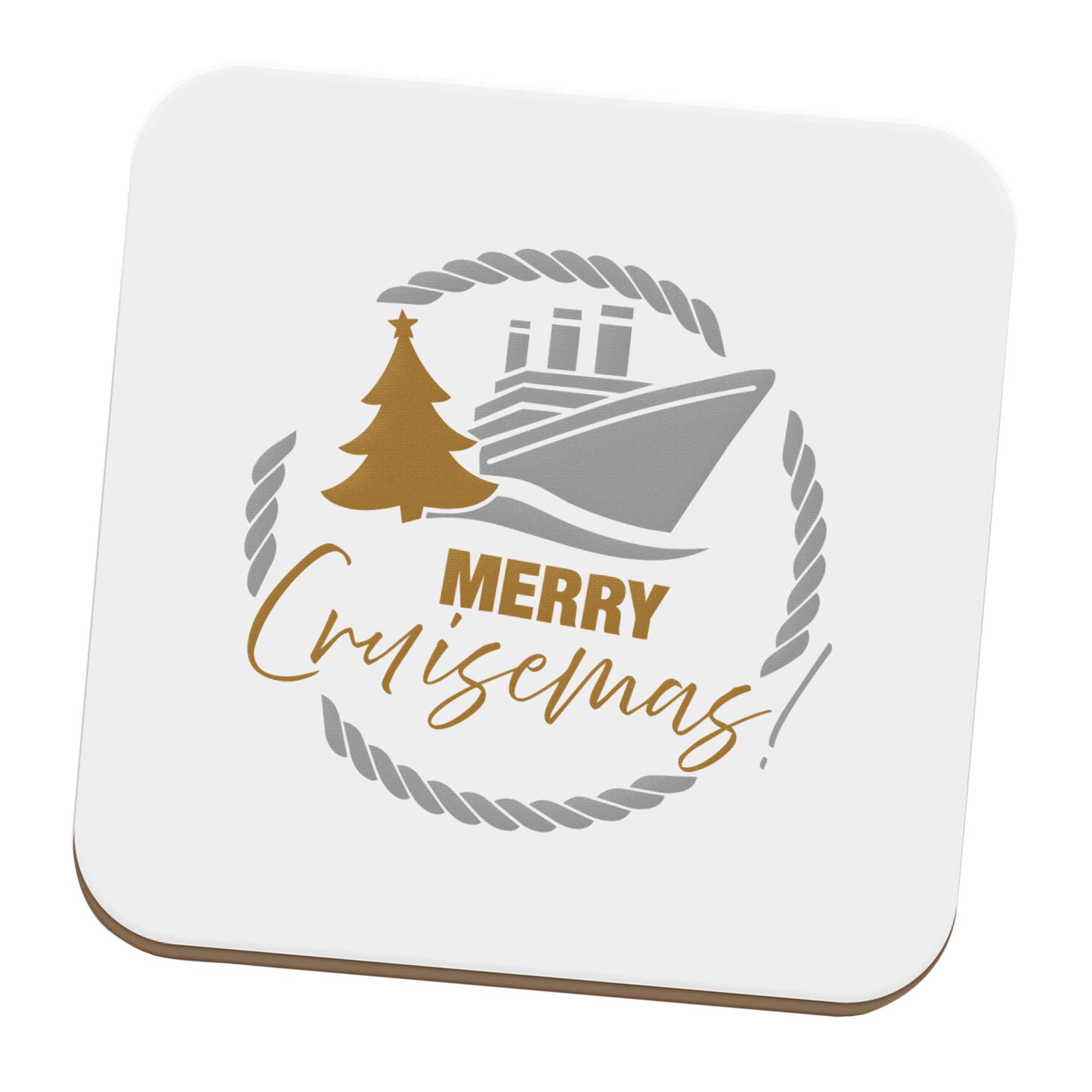 Merry cruismas set of four coasters