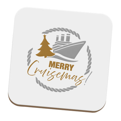 Merry cruismas set of four coasters