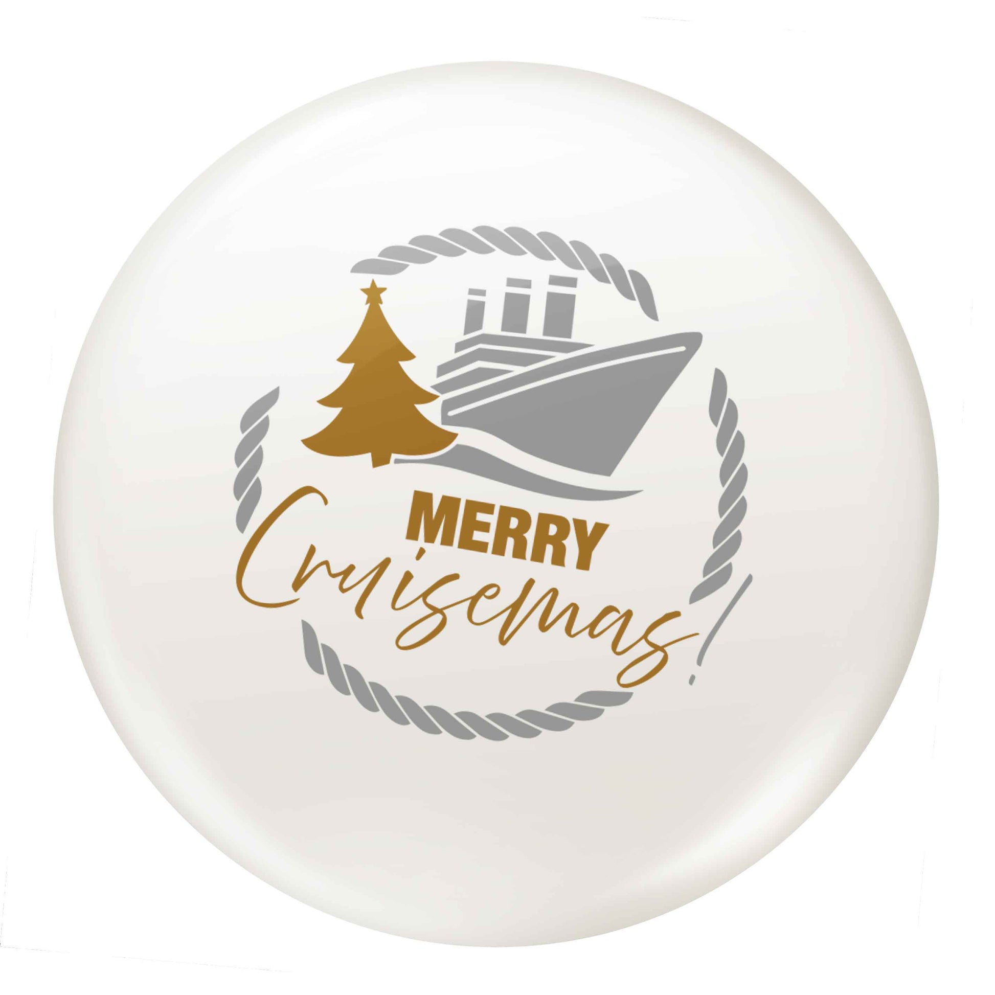 Merry cruismas small 25mm Pin badge