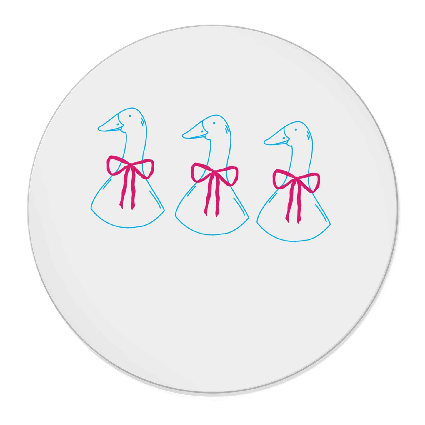 Three geese illustration | Magnet