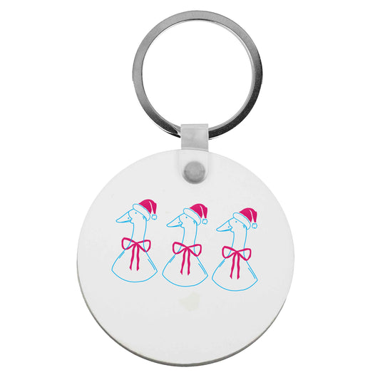 Christmas geese | Keyring