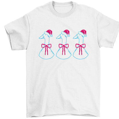 Christmas geese Children's white Tshirt 12-13 Years