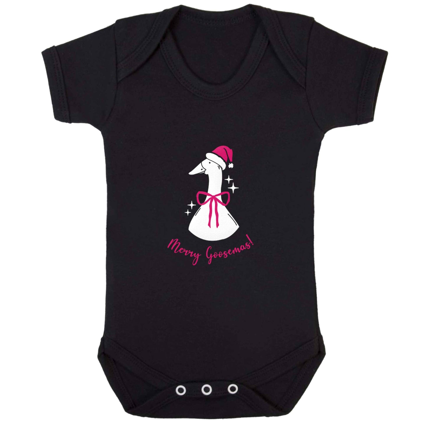 Merry goosemas baby bodysuit black 18-24 months