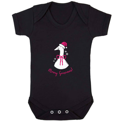 Merry goosemas baby bodysuit black 18-24 months