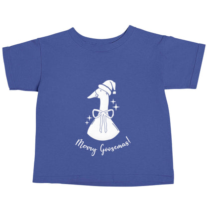 Merry goosemas blue baby toddler Tshirt 2 Years
