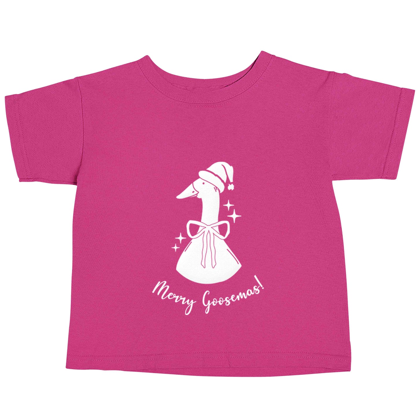 Merry goosemas pink baby toddler Tshirt 2 Years