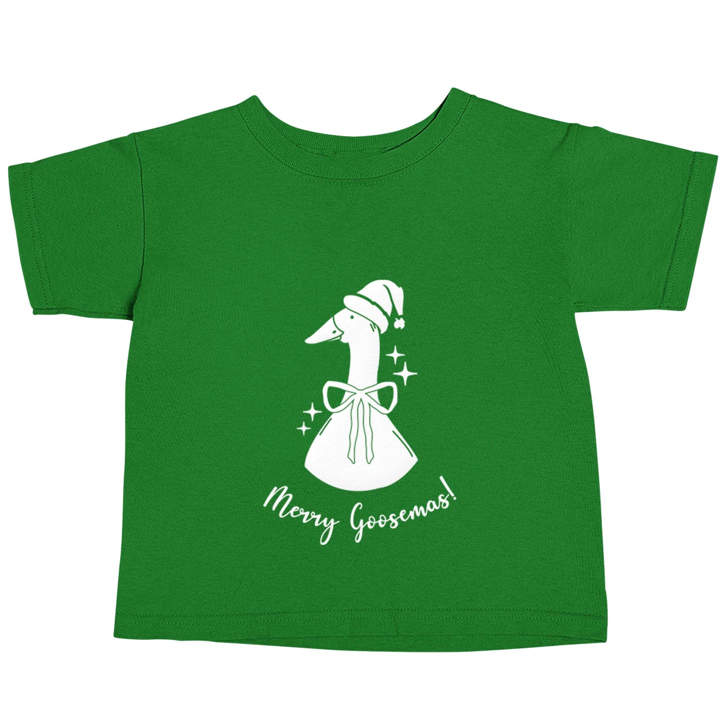 Merry goosemas green baby toddler Tshirt 2 Years