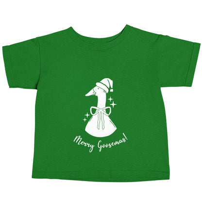 Merry goosemas green baby toddler Tshirt 2 Years