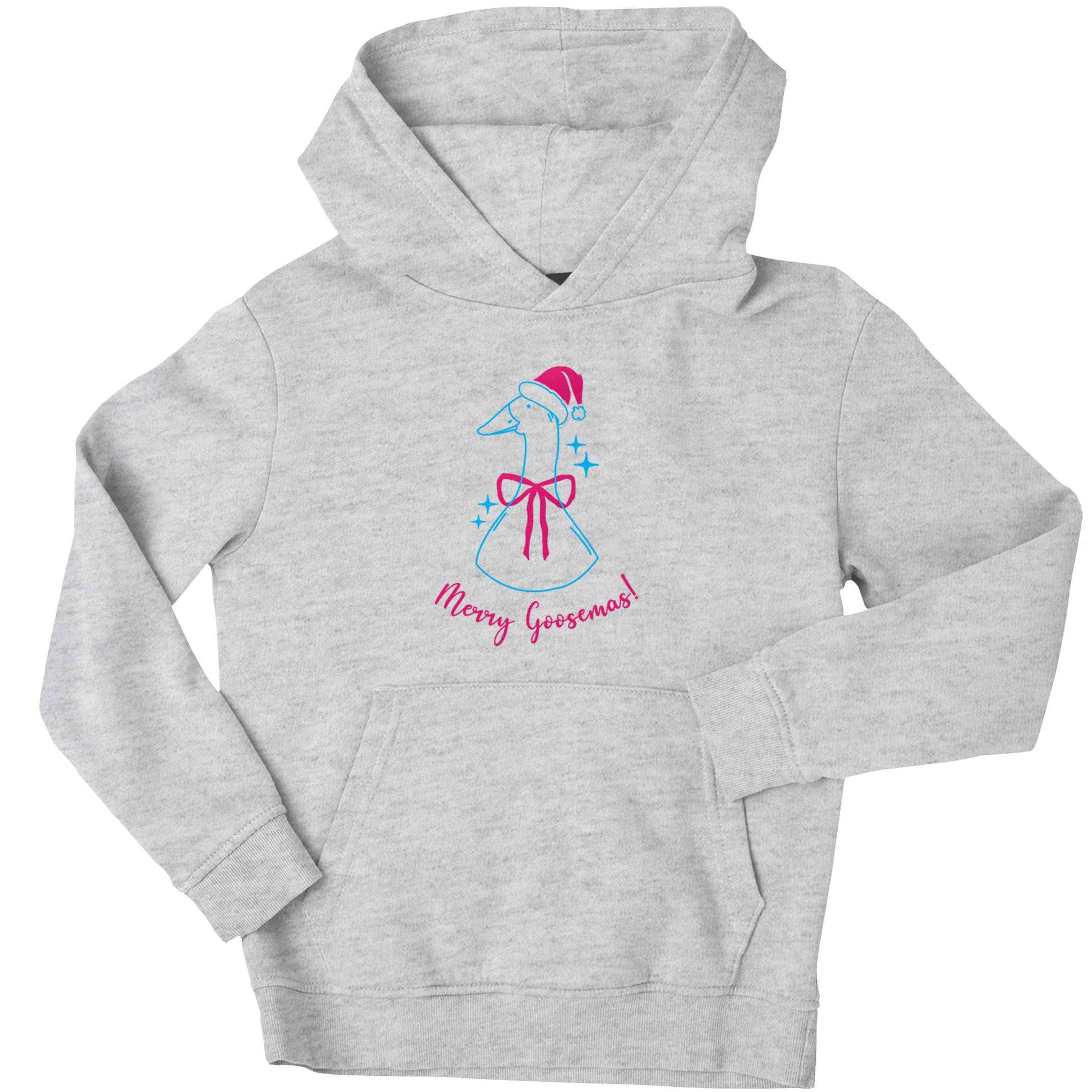 Merry goosemas children's grey hoodie 12-13 Years