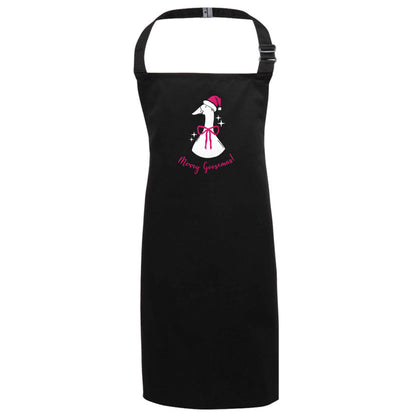 Merry goosemas black apron 7-10 years