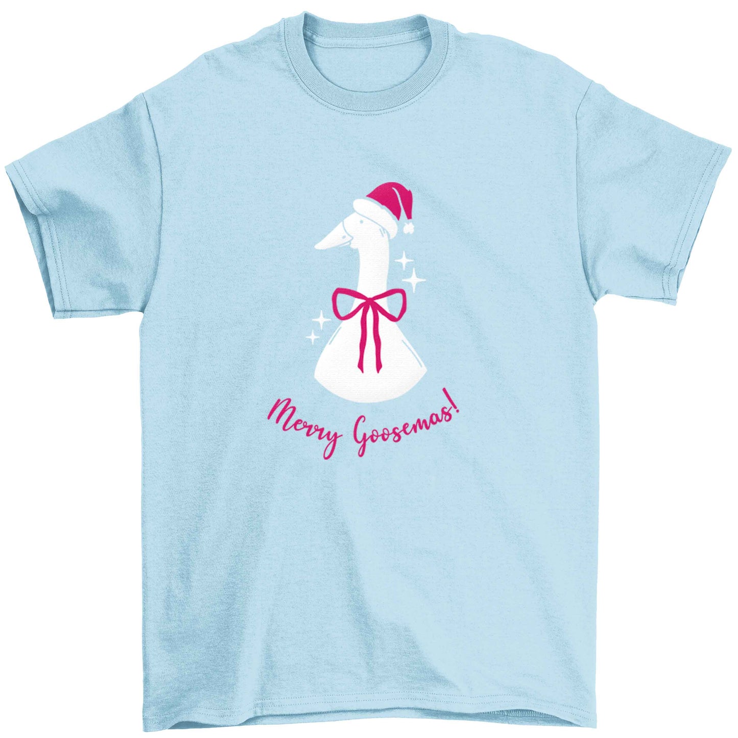 Merry goosemas Children's light blue Tshirt 12-13 Years