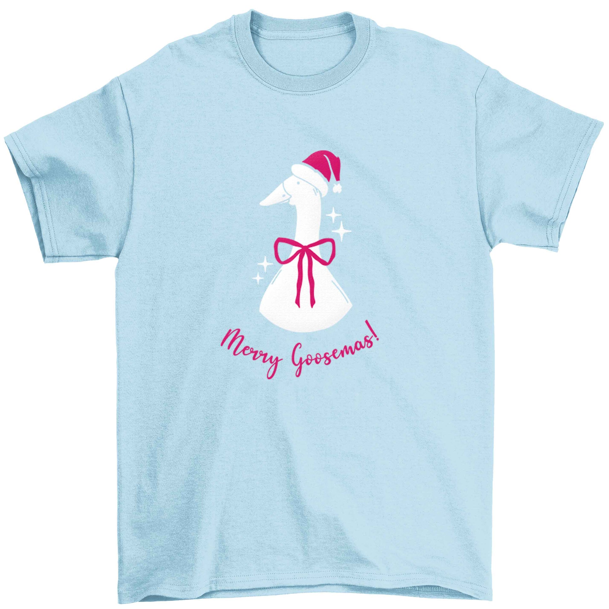 Merry goosemas Children's light blue Tshirt 12-13 Years