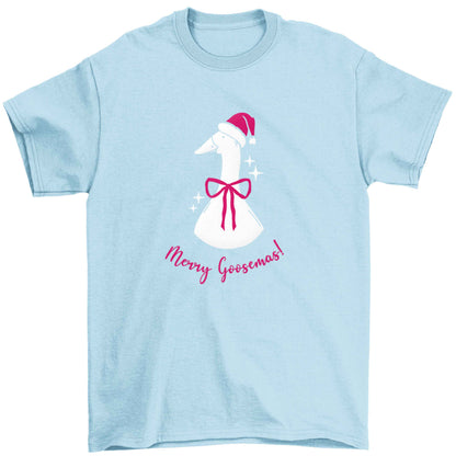 Merry goosemas Children's light blue Tshirt 12-13 Years