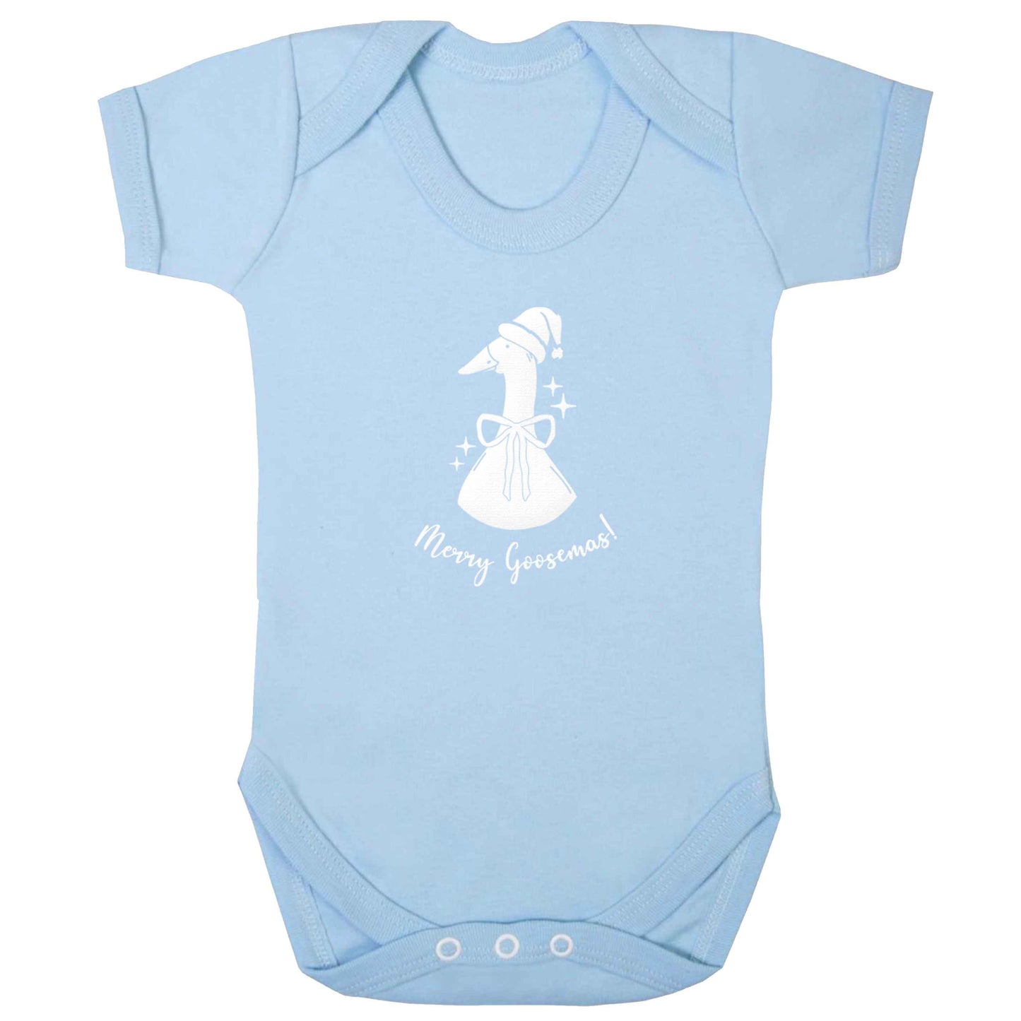 Merry goosemas baby bodysuit pale blue 18-24 months