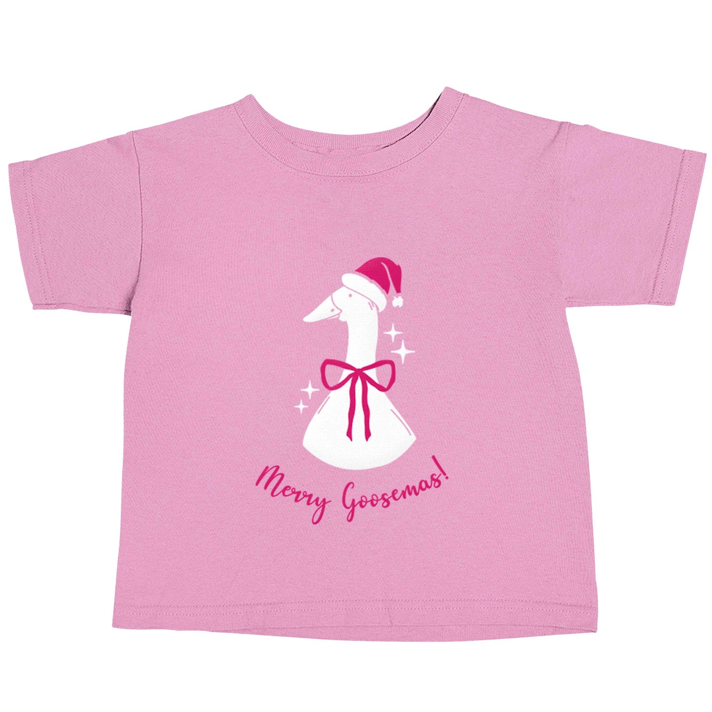 Merry goosemas light pink baby toddler Tshirt 2 Years