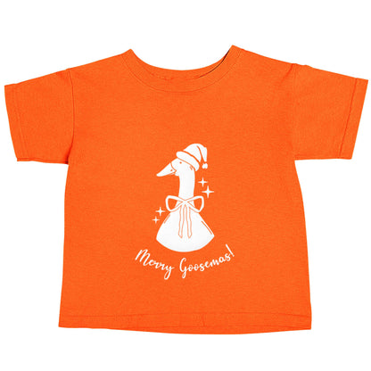 Merry goosemas orange baby toddler Tshirt 2 Years