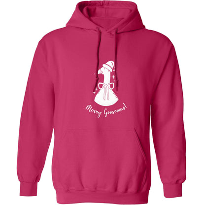 Merry goosemas adults unisex pink hoodie 2XL