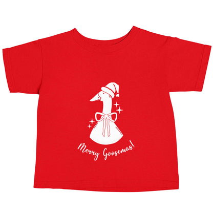 Merry goosemas red baby toddler Tshirt 2 Years