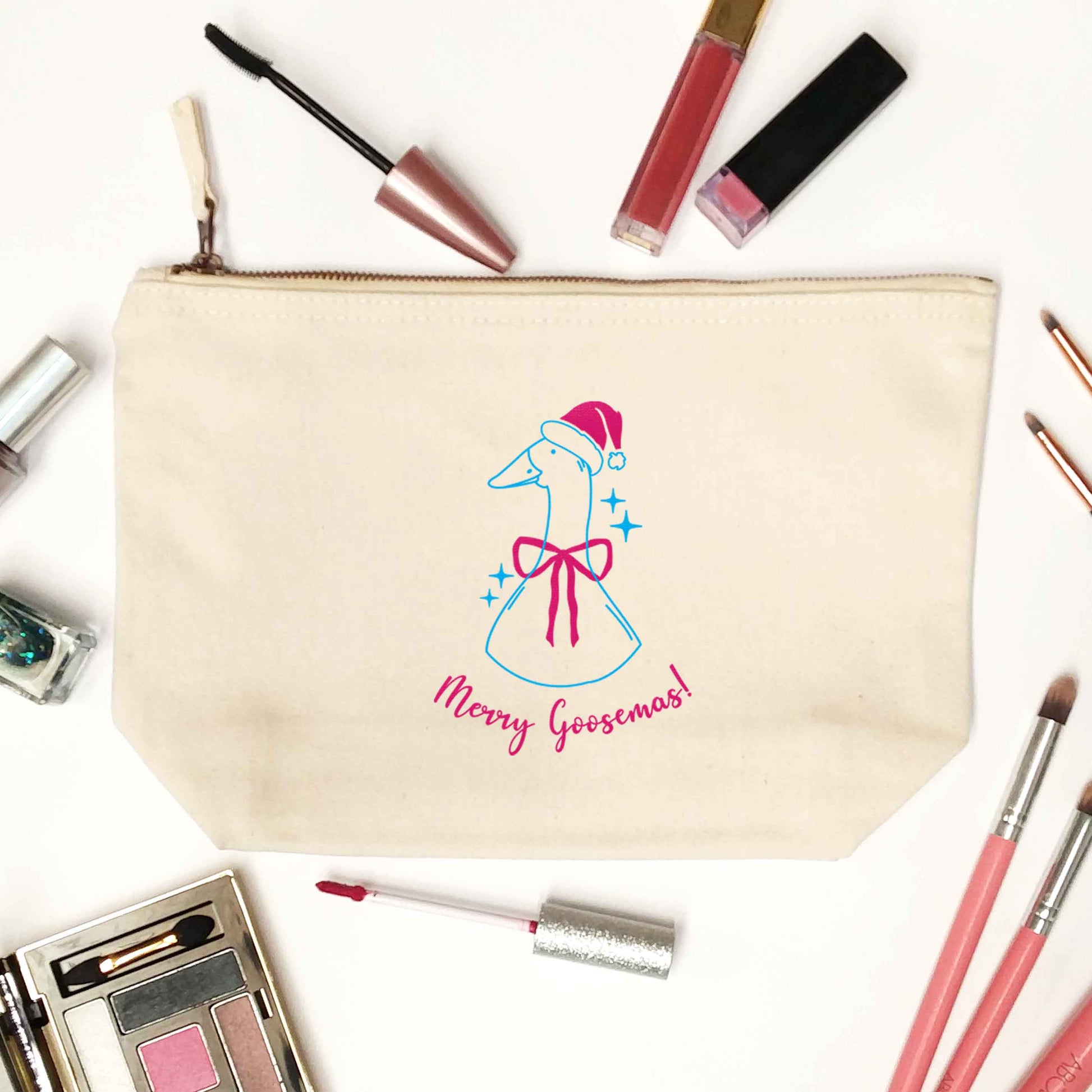 Merry goosemas natural makeup bag