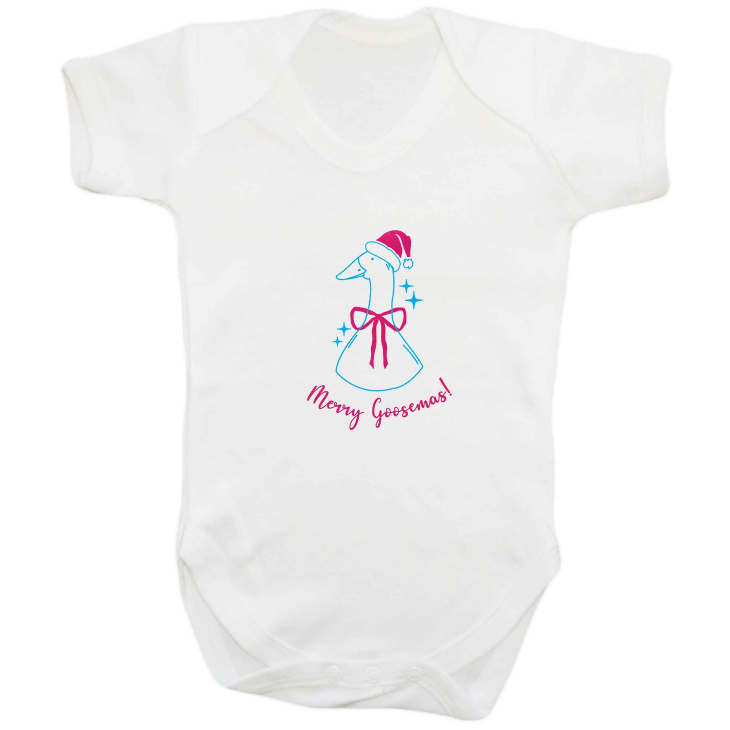 Merry goosemas baby bodysuit white 18-24 months