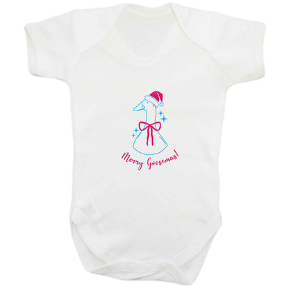 Merry goosemas baby bodysuit white 18-24 months