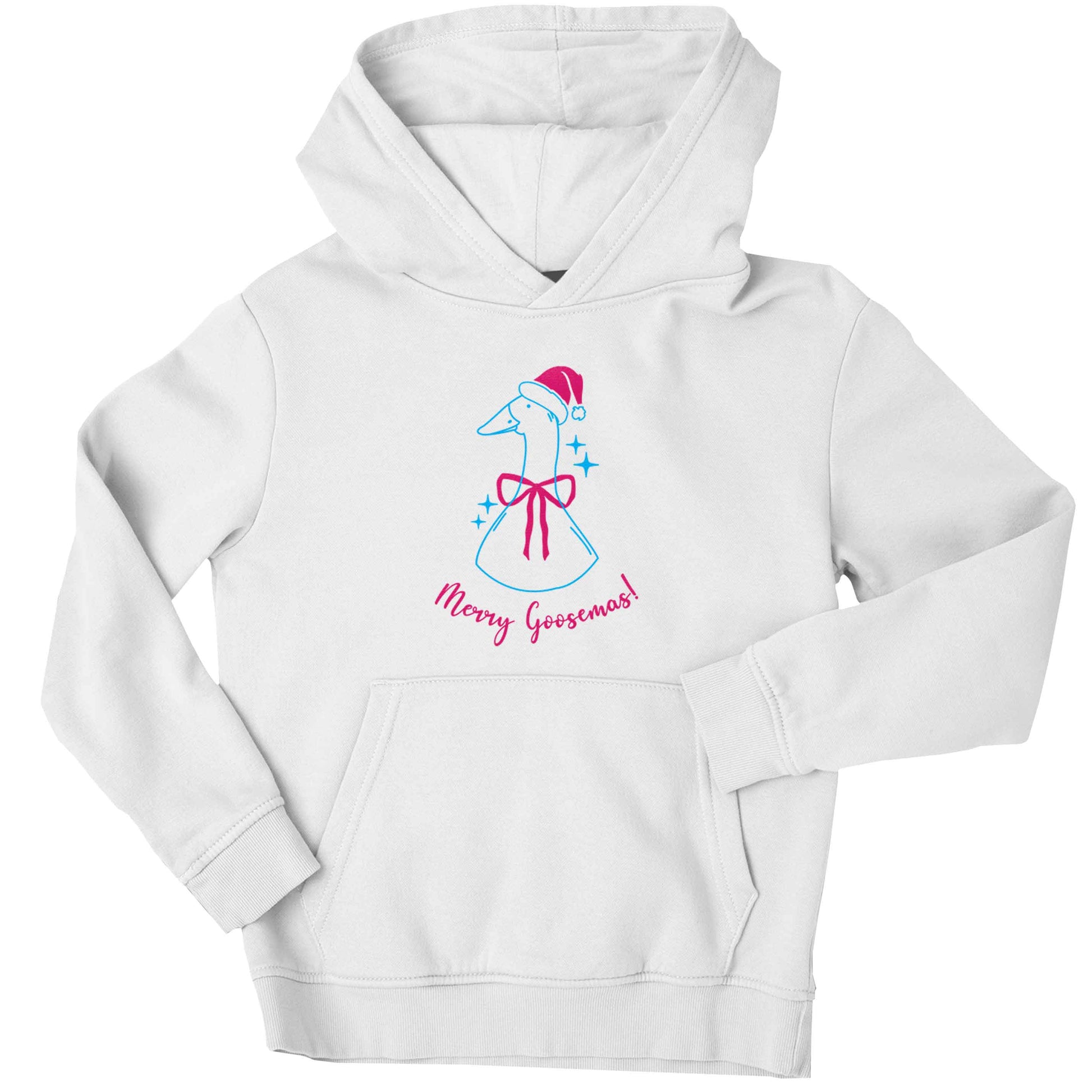 Merry goosemas children's white hoodie 12-13 Years