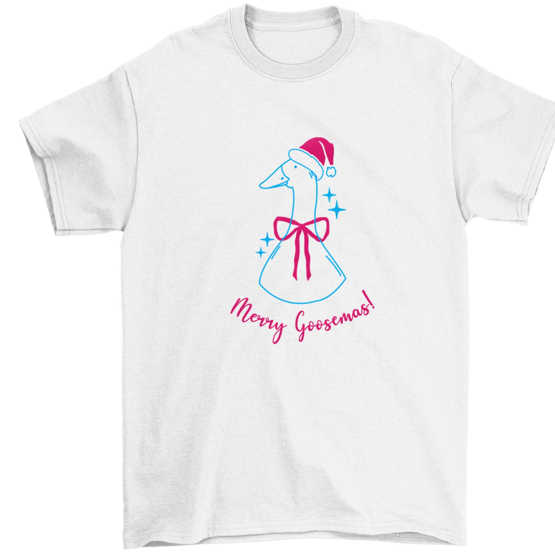 Merry goosemas Children's white Tshirt 12-13 Years