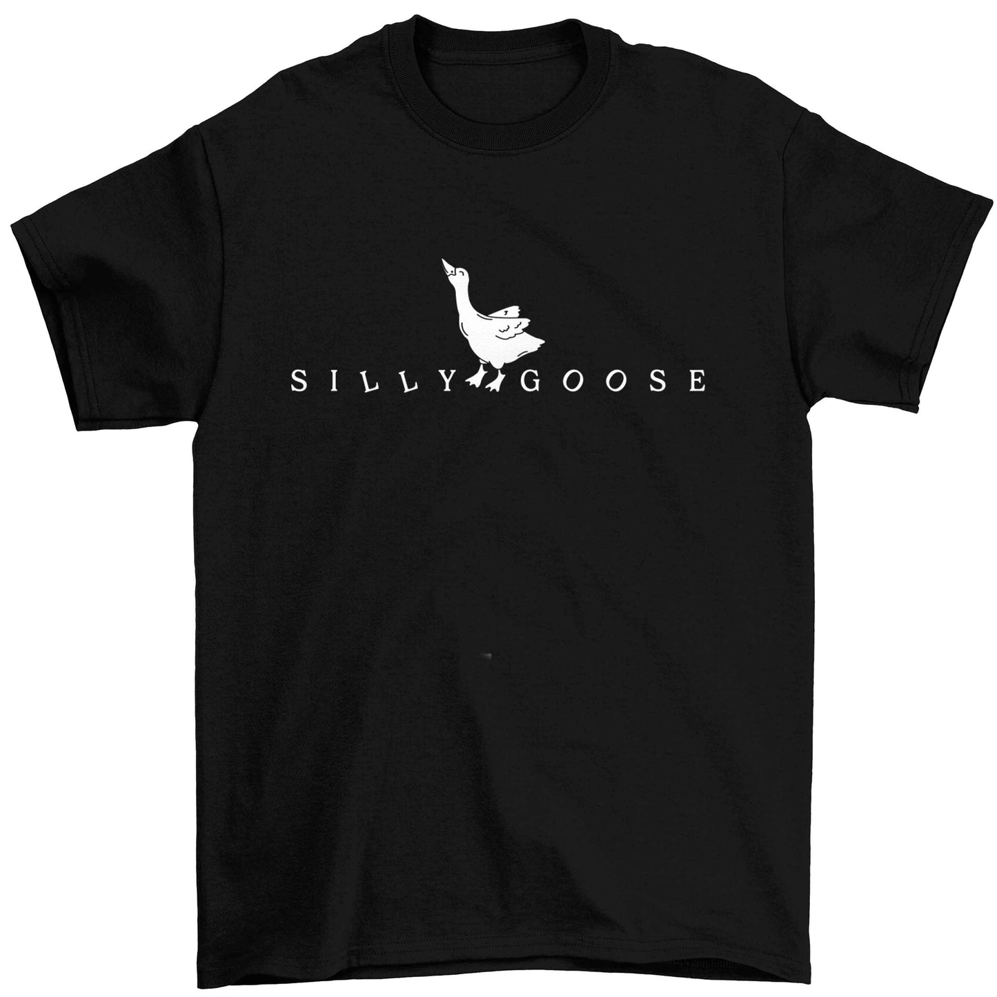 Silly goose Children's black Tshirt 12-13 Years