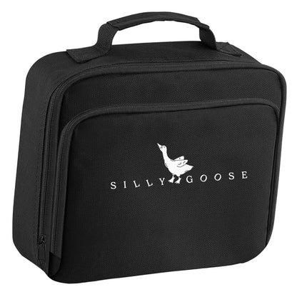 Silly goose insulated black lunch bag cooler