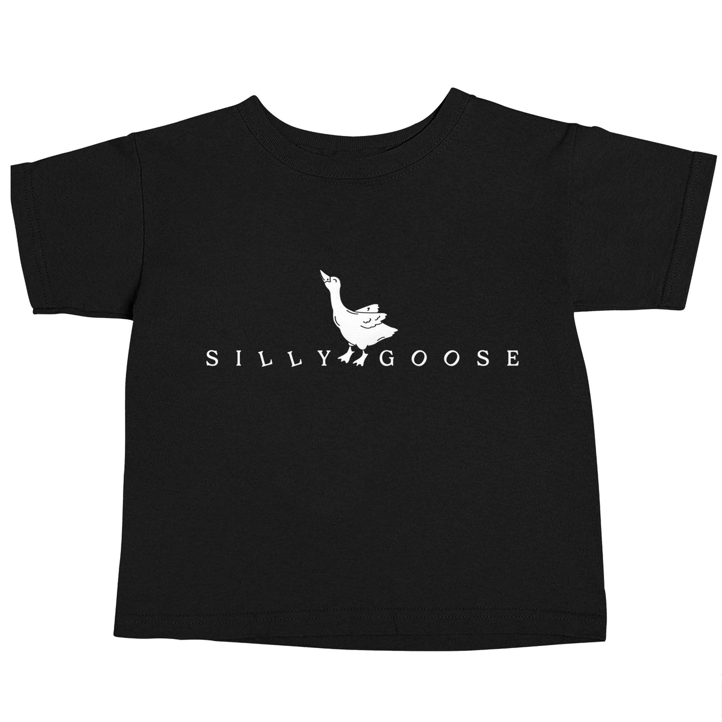 Silly goose Black baby toddler Tshirt 2 years