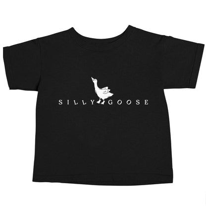 Silly goose Black baby toddler Tshirt 2 years