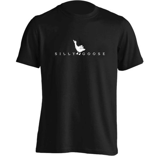 Silly goose adults unisex black Tshirt 2XL