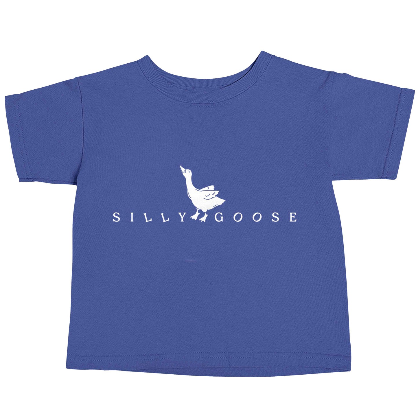 Silly goose blue baby toddler Tshirt 2 Years