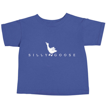 Silly goose blue baby toddler Tshirt 2 Years