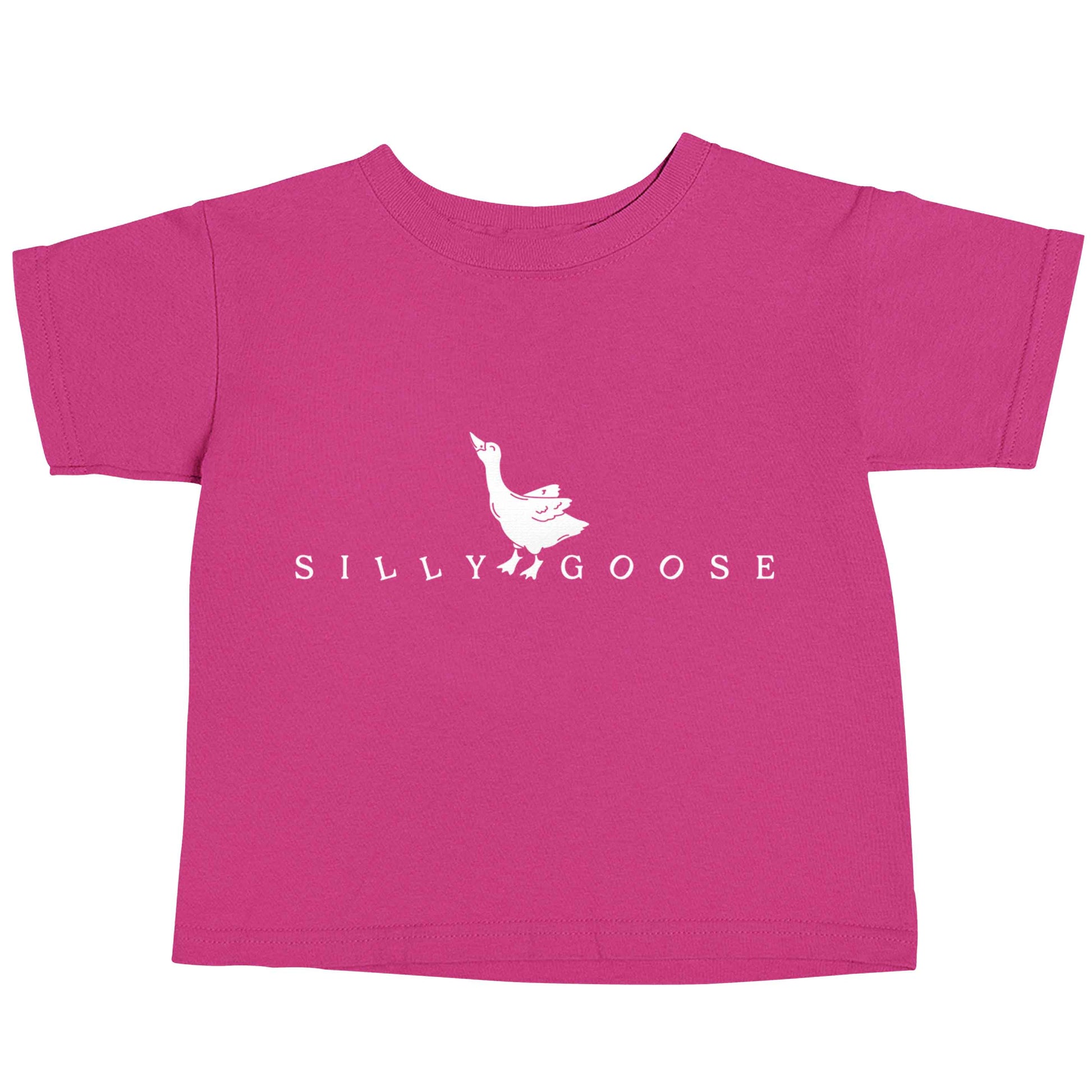Silly goose pink baby toddler Tshirt 2 Years