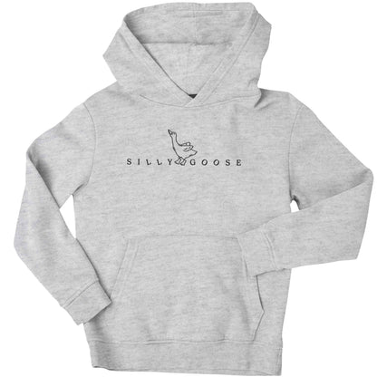 Silly goose children's grey hoodie 12-13 Years