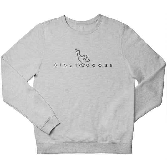 Silly goose children's grey sweater 12-13 Years