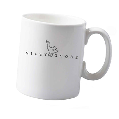 10 oz Silly goose ceramic mug  both sides