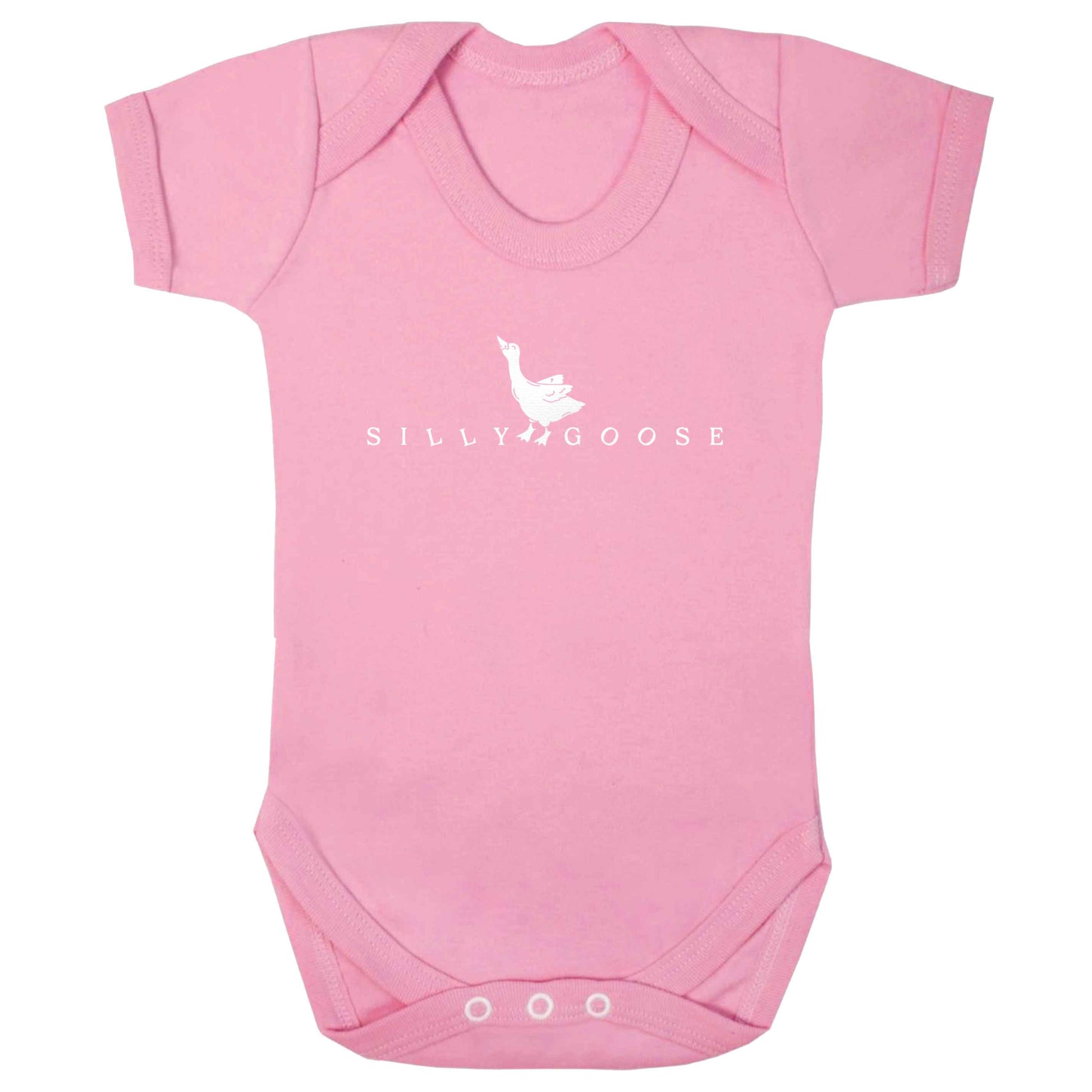 Silly goose baby bodysuit pale pink 18-24 months
