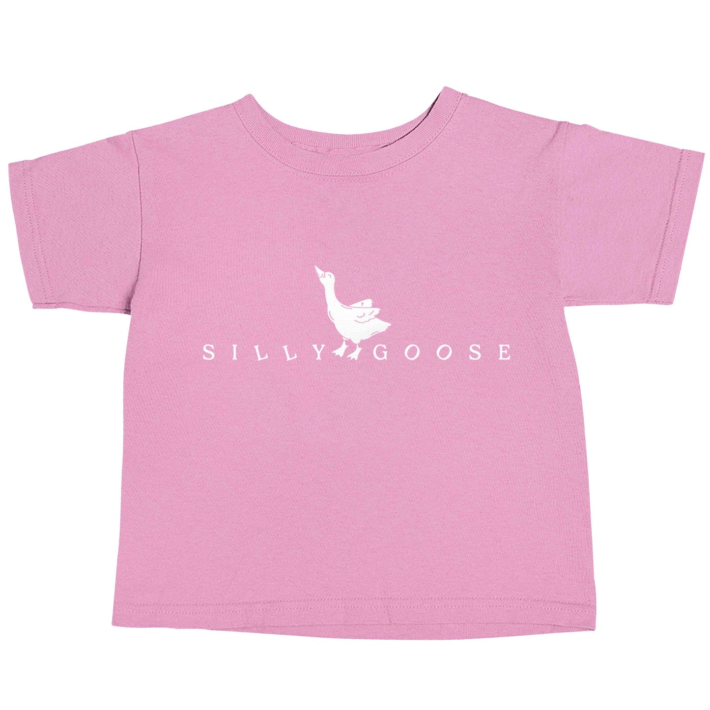 Silly goose light pink baby toddler Tshirt 2 Years