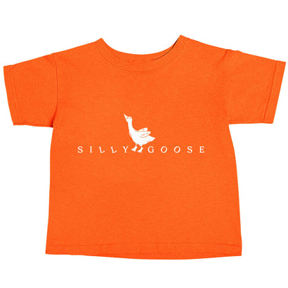 Silly goose orange baby toddler Tshirt 2 Years