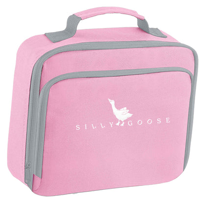Silly goose insulated pink lunch bag cooler