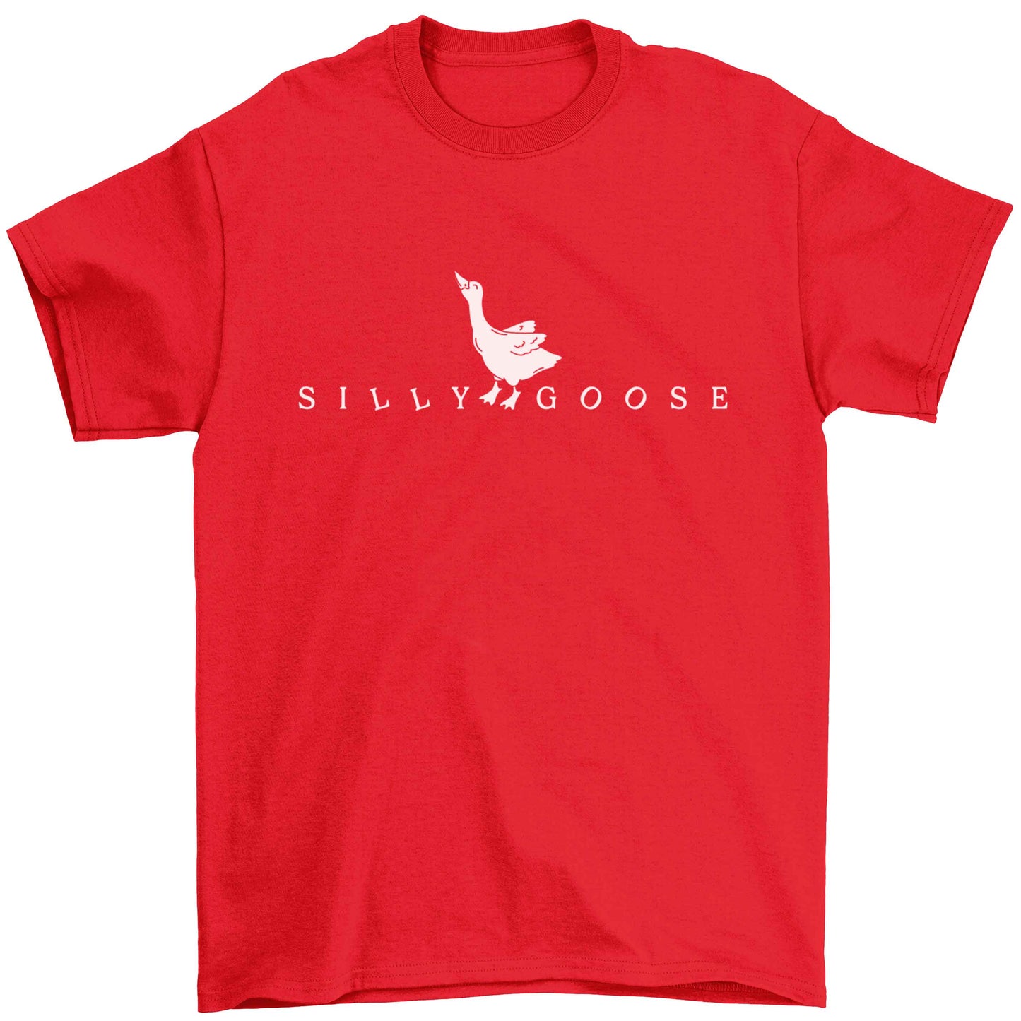 Silly goose Children's red Tshirt 12-13 Years