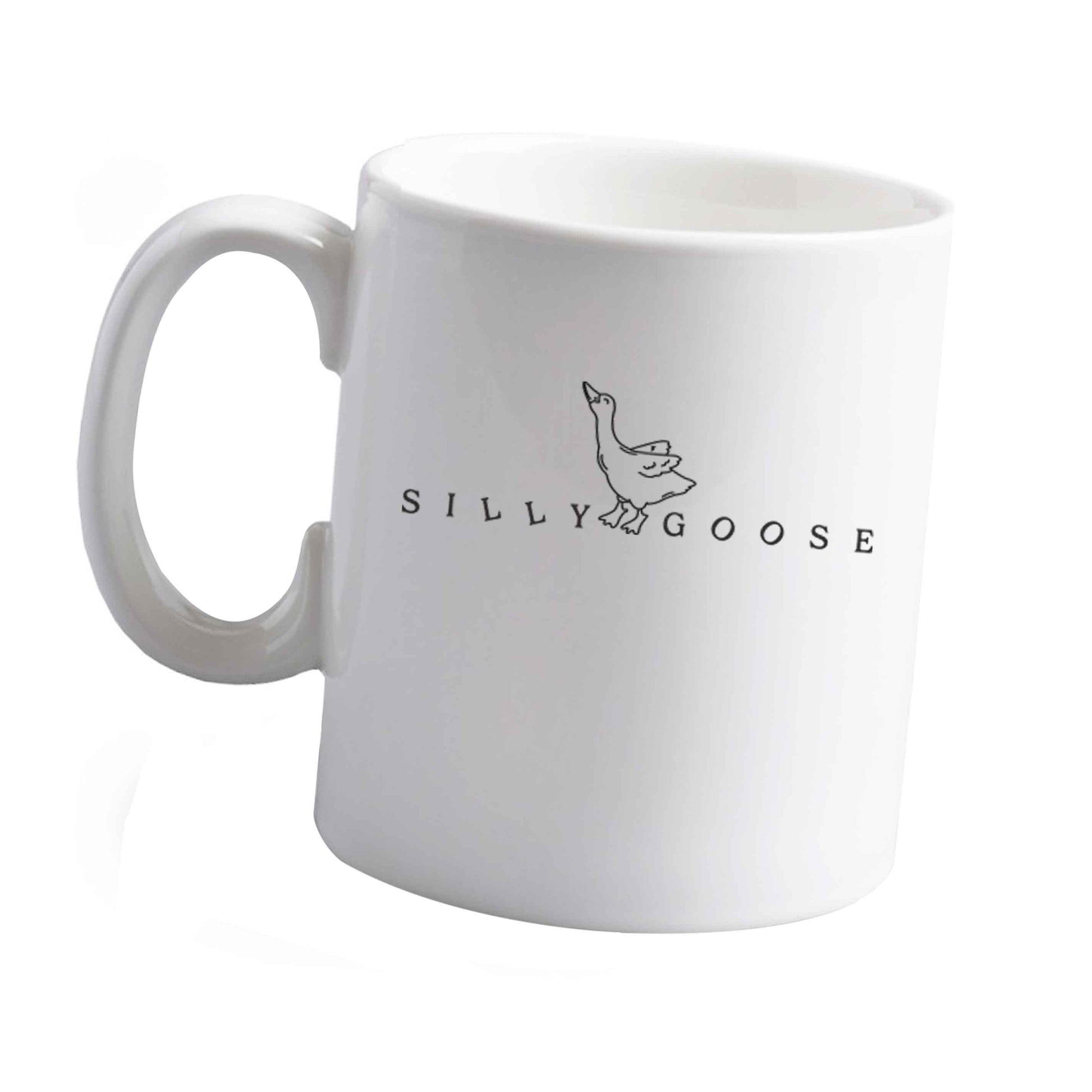 10 oz Silly goose ceramic mug left sided