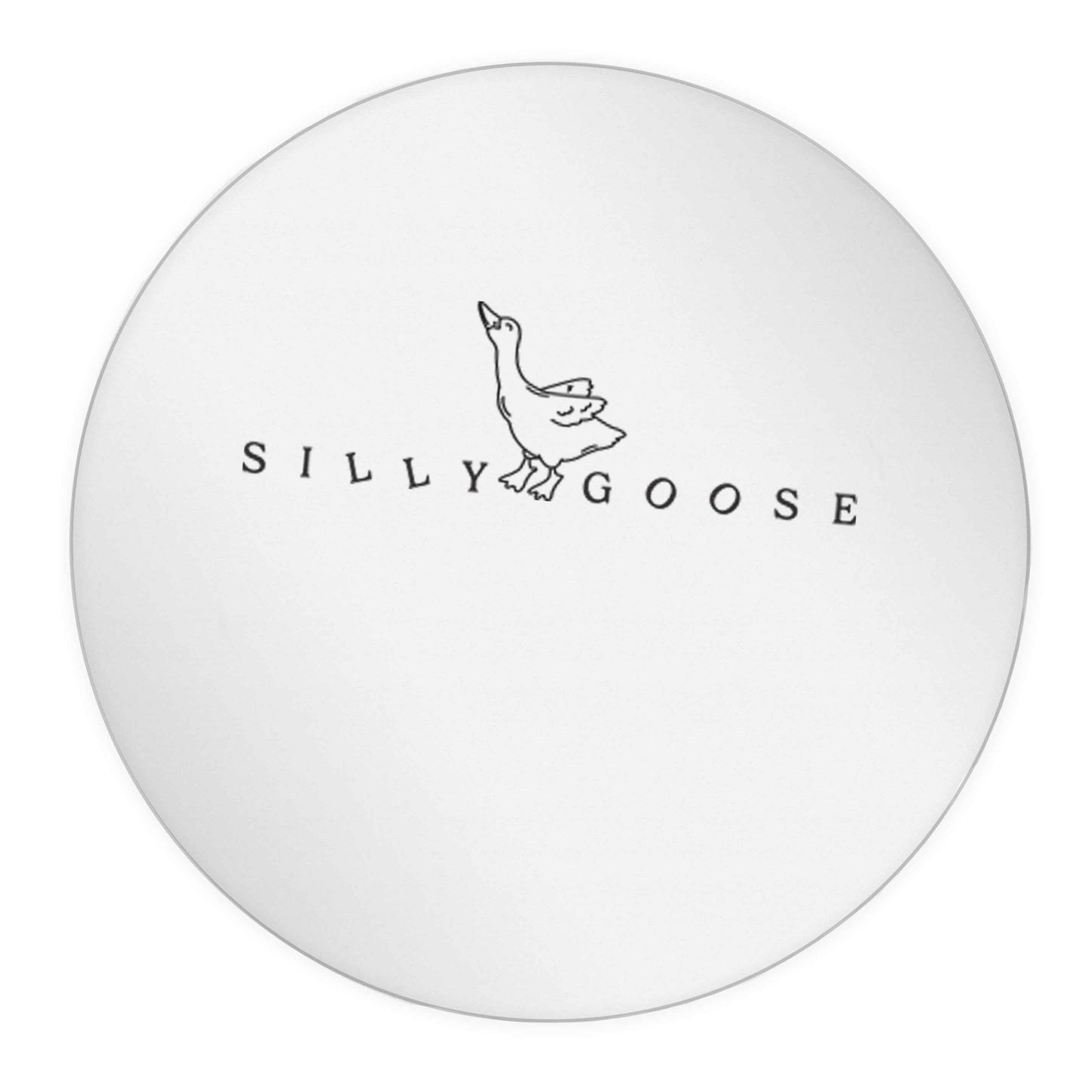 Silly goose 24 @ 45mm matt circle stickers