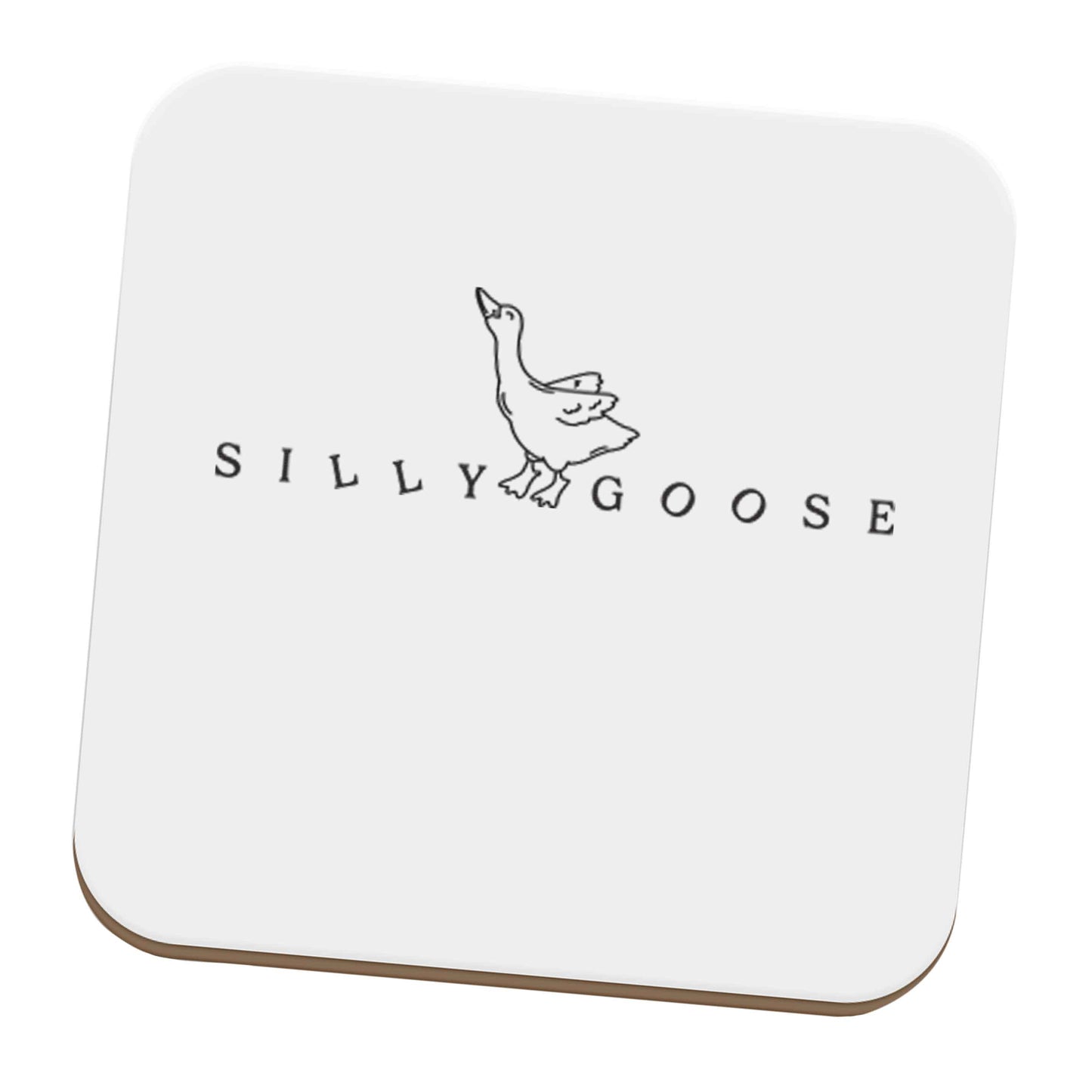 Silly goose set of four coasters