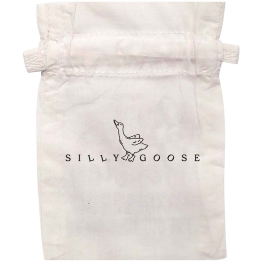 Silly goose | XS - L | Pouch / Drawstring bag / Sack | Organic Cotton | Bulk discounts available!